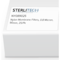 Sterlitech Nylon Membrane Filters, 0.8 Micron, 90mm, PK25 NY089025